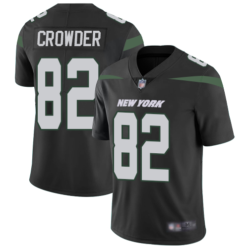 New York Jets Limited Black Men Jamison Crowder Alternate Jersey NFL Football #82 Vapor Untouchable->women nfl jersey->Women Jersey